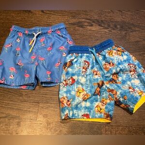 2T boys swim trunks (pair of 2!)